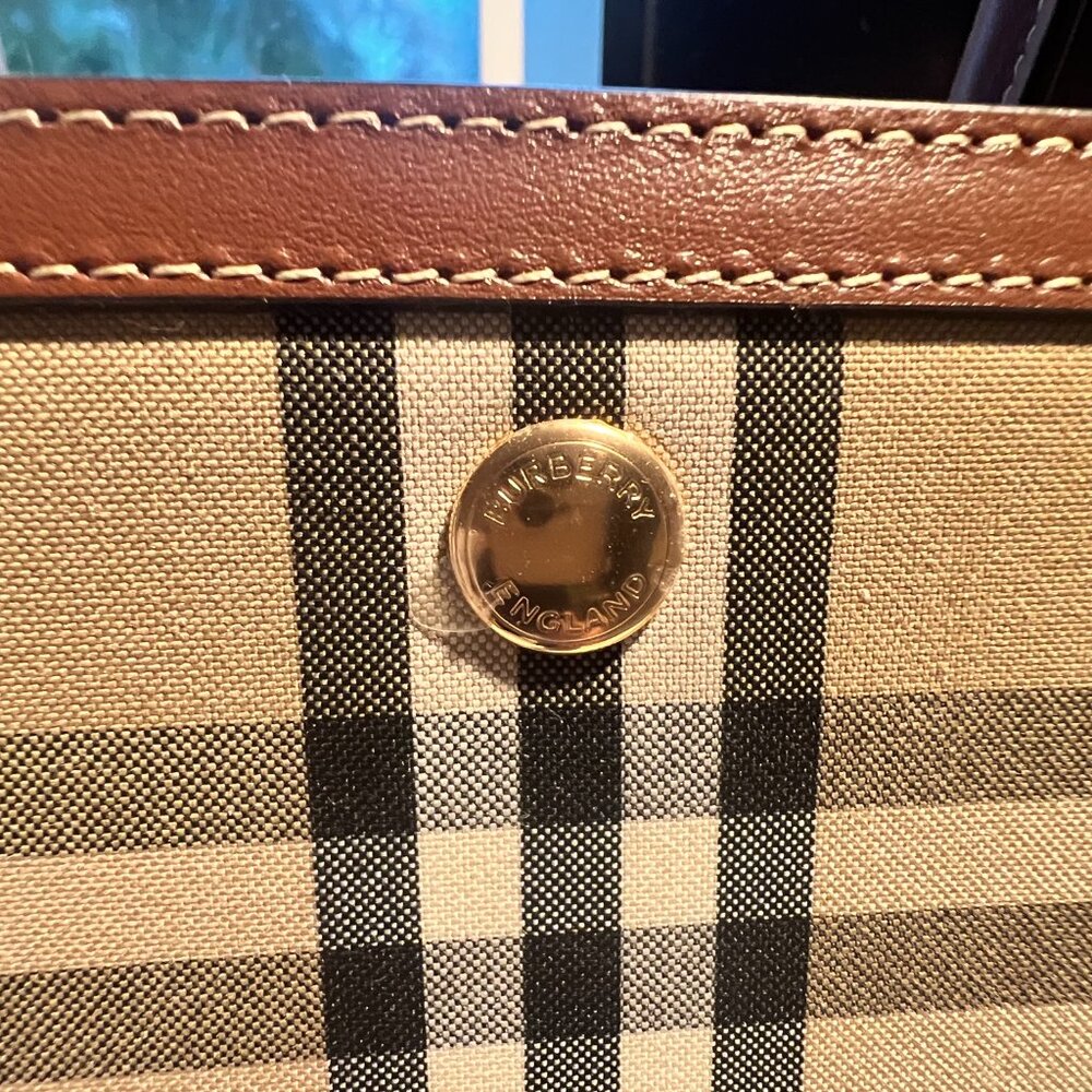 Burberry NEW TWO WAY Small Vintage Check Two Handle + Long Strap + Dust bag - Picture 3 of 12